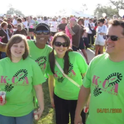 Team charity walk at Emerson Carpet One
